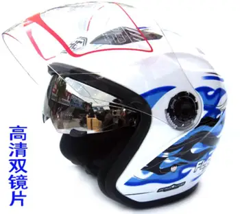 Eternal motorcycle helmet men and women helmet YH-856 double lens half helmet four seasons universal 03
Eternal motorcycle helmet men and women helmet YH-856 double lens half helmet four seasons universal 03