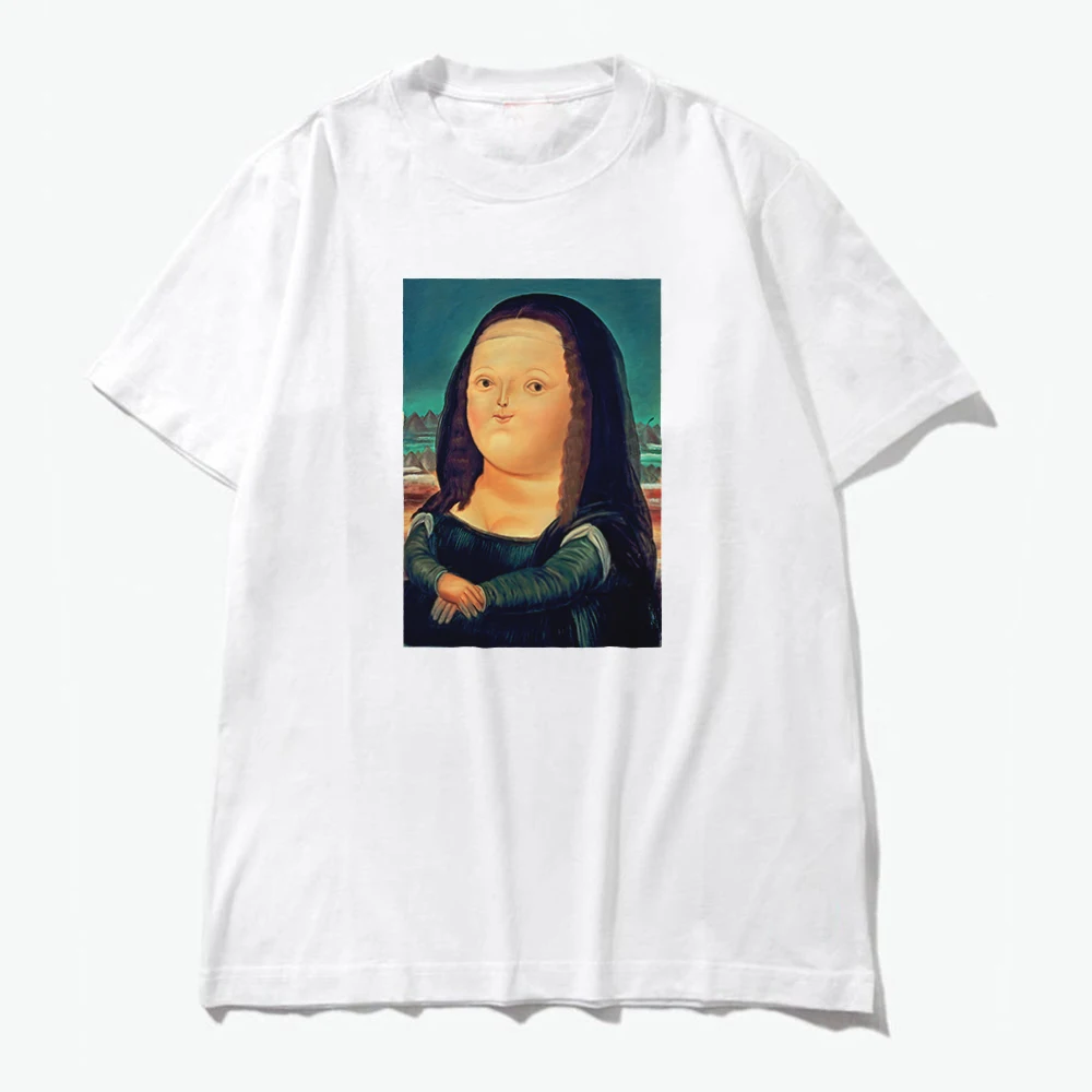 Print T shirts Women Funny Vintage Women Tshirt Cotton Short Sleeve Mona Lisa Graphic Tops Harajuku Summer Tumblr T-shirt Women
Print T shirts Women Funny Vintage Women Tshirt Cotton Short Sleeve Mona Lisa Graphic Tops Harajuku Summer Tumblr T-shirt Women