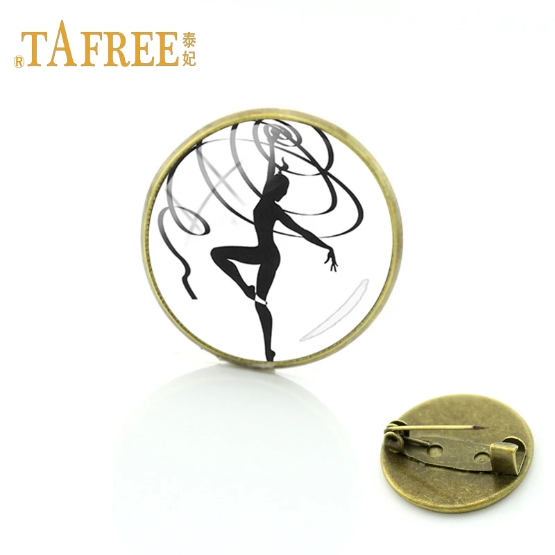 TAFREE Gymnastics moves Glass cabochon dome art picture Brooch sports lovers memorial brooch clothing accessories jewelry GY172
TAFREE Gymnastics moves Glass cabochon dome art picture Brooch sports lovers memorial brooch clothing accessories jewelry GY172