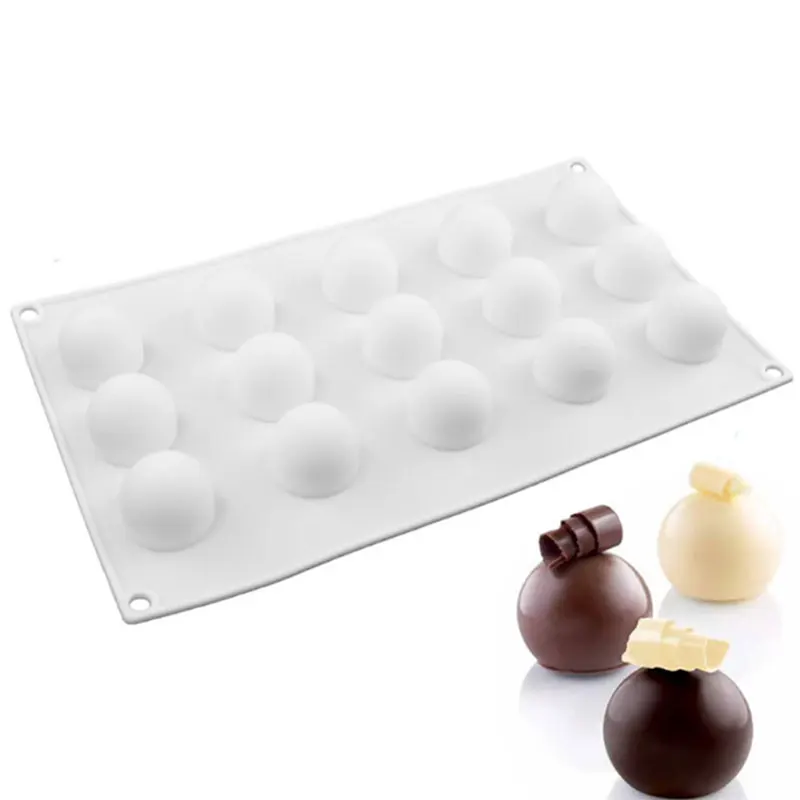 Hemisphere Shape Silicone Mold For Baking Mousse Cake Mold Bakeware Silicone Form Bakery Silicone Molds Cake Tools CA366
Hemisphere Shape Silicone Mold For Baking Mousse Cake Mold Bakeware Silicone Form Bakery Silicone Molds Cake Tools CA366
