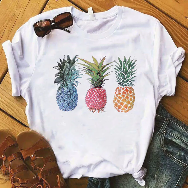 pineapple fruits Clothing T-shirt Fashion Women fashion Tee Top Graphic T Shirt Female Tshirt Women Kawaii Camisas Mujer Clothes
pineapple fruits Clothing T-shirt Fashion Women fashion Tee Top Graphic T Shirt Female Tshirt Women Kawaii Camisas Mujer Clothes