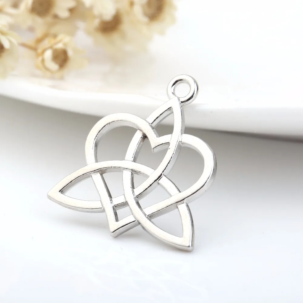 Dawapara Dropship wicca Antique Metal Irish Knot And Heart Charms For Necklace Making Findings Pendant Accessories 5pcs/lot
Dawapara Dropship wicca Antique Metal Irish Knot And Heart Charms For Necklace Making Findings Pendant Accessories 5pcs/lot