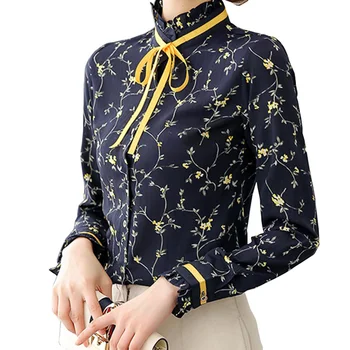Floral Printed Lady White Fashion Shirts Plus Size S-4XL OL Clothing 2018 Elegant Women Color Lace Decor Chiffon Blouses
Floral Printed Lady White Fashion Shirts Plus Size S-4XL OL Clothing 2018 Elegant Women Color Lace Decor Chiffon Blouses