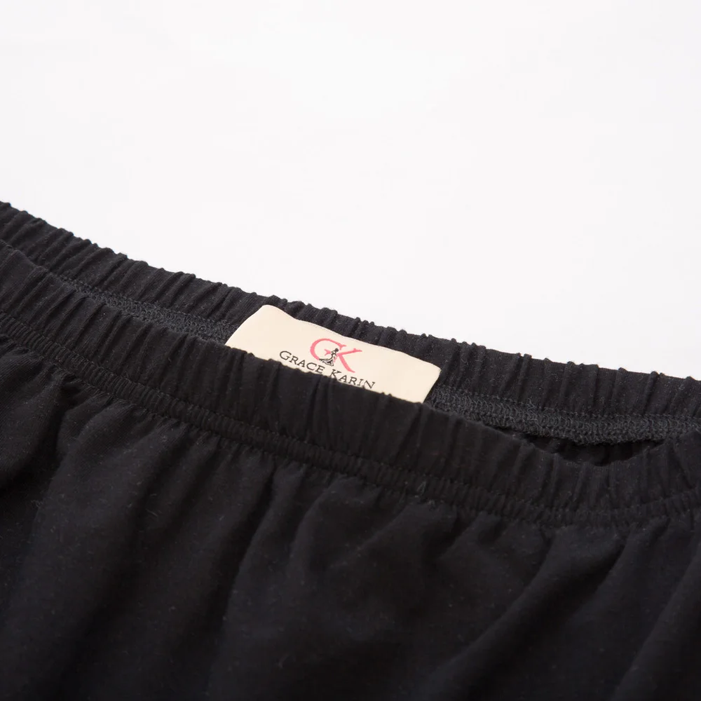 Grace Karin Women's Skirts Comfortable Elastic Waist Lace Trim Cotton Skirt Extender Summer Elegant Knee Length Lady Petticoat Grace Karin Women's Skirts Comfortable Elastic Waist Lace Trim Cotton Skirt Extender Summer Elegant Knee Length Lady Petticoat