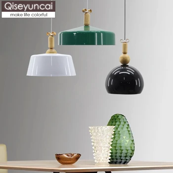 Qiseyuncai Simple & Stylish Pendant Lights Nordic Aluminum + Wood Lampshade Hanging Lighting AC110V/220V E27 Bar Coffee Lamps
Qiseyuncai Simple & Stylish Pendant Lights Nordic Aluminum + Wood Lampshade Hanging Lighting AC110V/220V E27 Bar Coffee Lamps