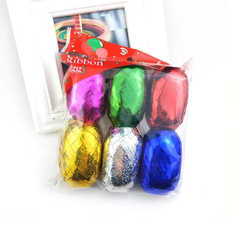 6pcs/bag 10M Laser Roll Balloon Streamers Shiny Curling Ribbons Event Wedding Happy Birthday Balloon Rope Party DIY Decorations
6pcs/bag 10M Laser Roll Balloon Streamers Shiny Curling Ribbons Event Wedding Happy Birthday Balloon Rope Party DIY Decorations