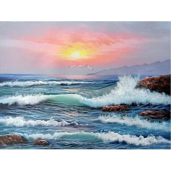 3d Diamond Painting Needlework Full Drill Diamond Mosaic Diamond Embroidery Sea Scenery Cross Stitch Sewing Knitting Needles
3d Diamond Painting Needlework Full Drill Diamond Mosaic Diamond Embroidery Sea Scenery Cross Stitch Sewing Knitting Needles