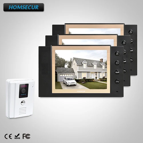 HOMSECUR 8" Wired Hands-free Video Door Phone Intercom System+IR Night Vision TC011-W + TM801-B
HOMSECUR 8" Wired Hands-free Video Door Phone Intercom System+IR Night Vision TC011-W + TM801-B
