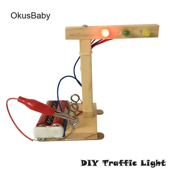 DIY Traffic Lights Hand Craft Vehicle Toys Children Educational Wooden Model Assemble Toys Set Electric Student Traffic Signal
DIY Traffic Lights Hand Craft Vehicle Toys Children Educational Wooden Model Assemble Toys Set Electric Student Traffic Signal