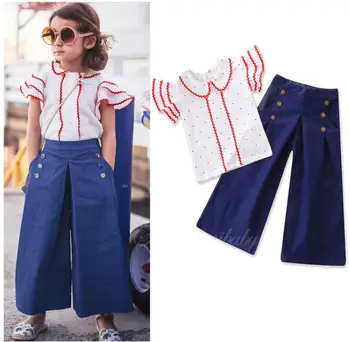 Kids suit children set white T-shirt + pants denim baby clothing girls suit 1-5T sylvia 571531069873
Kids suit children set white T-shirt + pants denim baby clothing girls suit 1-5T sylvia 571531069873