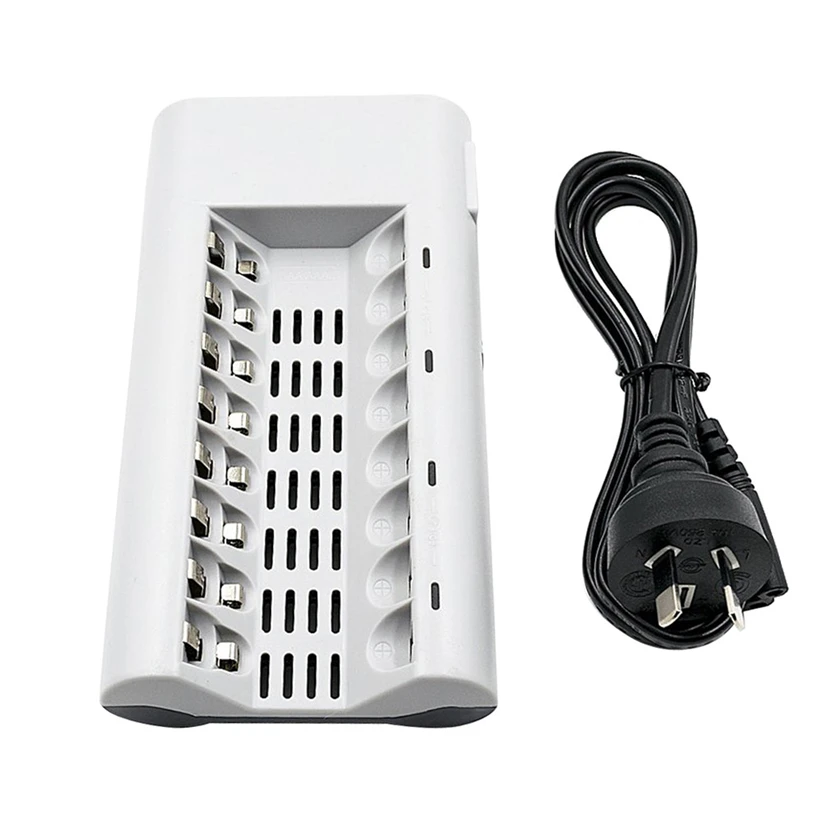 8 Slots Charger AA / AAA Ni-MH / Ni-Cd Batteries Rechargeable Battery AU Plug Futural Digital Drop Shipping J10T
8 Slots Charger AA / AAA Ni-MH / Ni-Cd Batteries Rechargeable Battery AU Plug Futural Digital Drop Shipping J10T