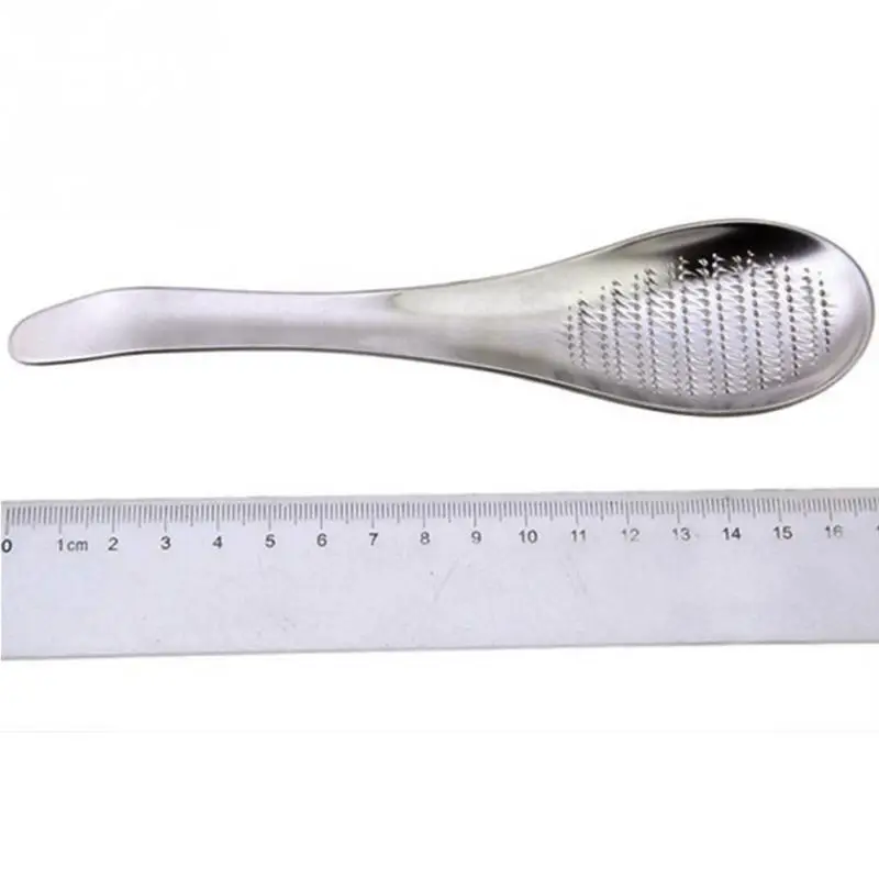 High Quality Stainless Steel Mini Spoon Shape Nutmeg Chocolate Cheese Grater Turmeric Garlic Grater Multipurpose Kitchen Tools
High Quality Stainless Steel Mini Spoon Shape Nutmeg Chocolate Cheese Grater Turmeric Garlic Grater Multipurpose Kitchen Tools