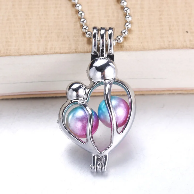 6pcs Silver heart Pearl Cage Jewelry Making Supplies Beads Cage Locket Pendant Essential Oil Diffuser Locket For Oyster Pearl
6pcs Silver heart Pearl Cage Jewelry Making Supplies Beads Cage Locket Pendant Essential Oil Diffuser Locket For Oyster Pearl