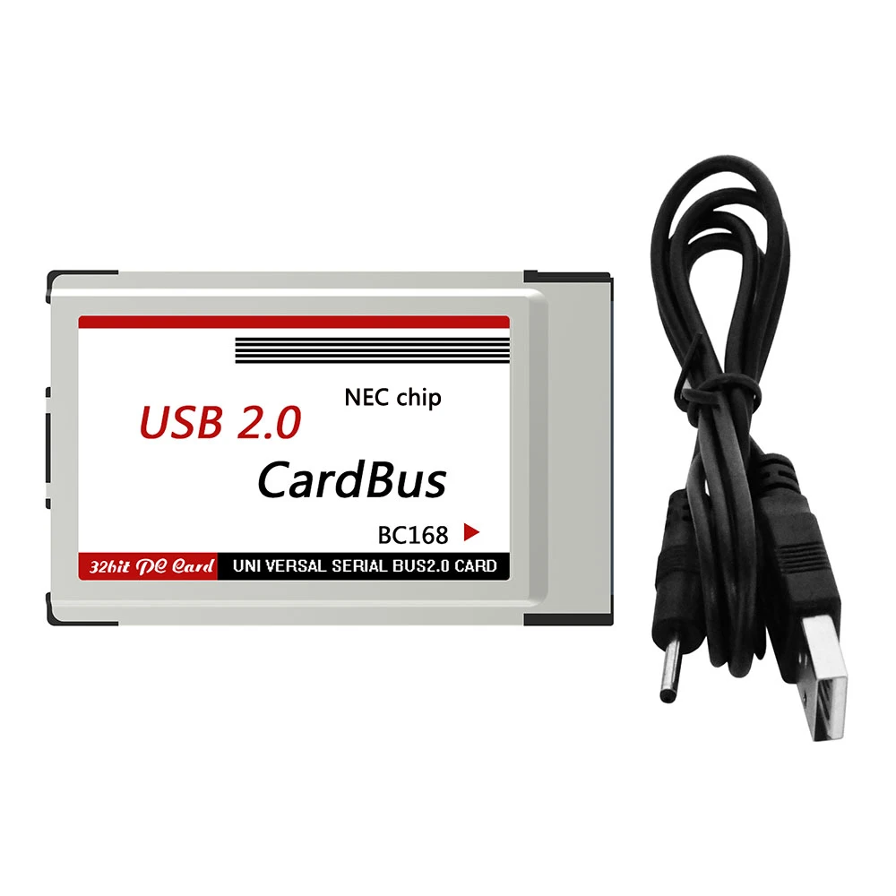 

PCI Express Card Pcmcia card to usb 2 ports usb 2.0 cardbus adapter 54mm nec chip for Laptop