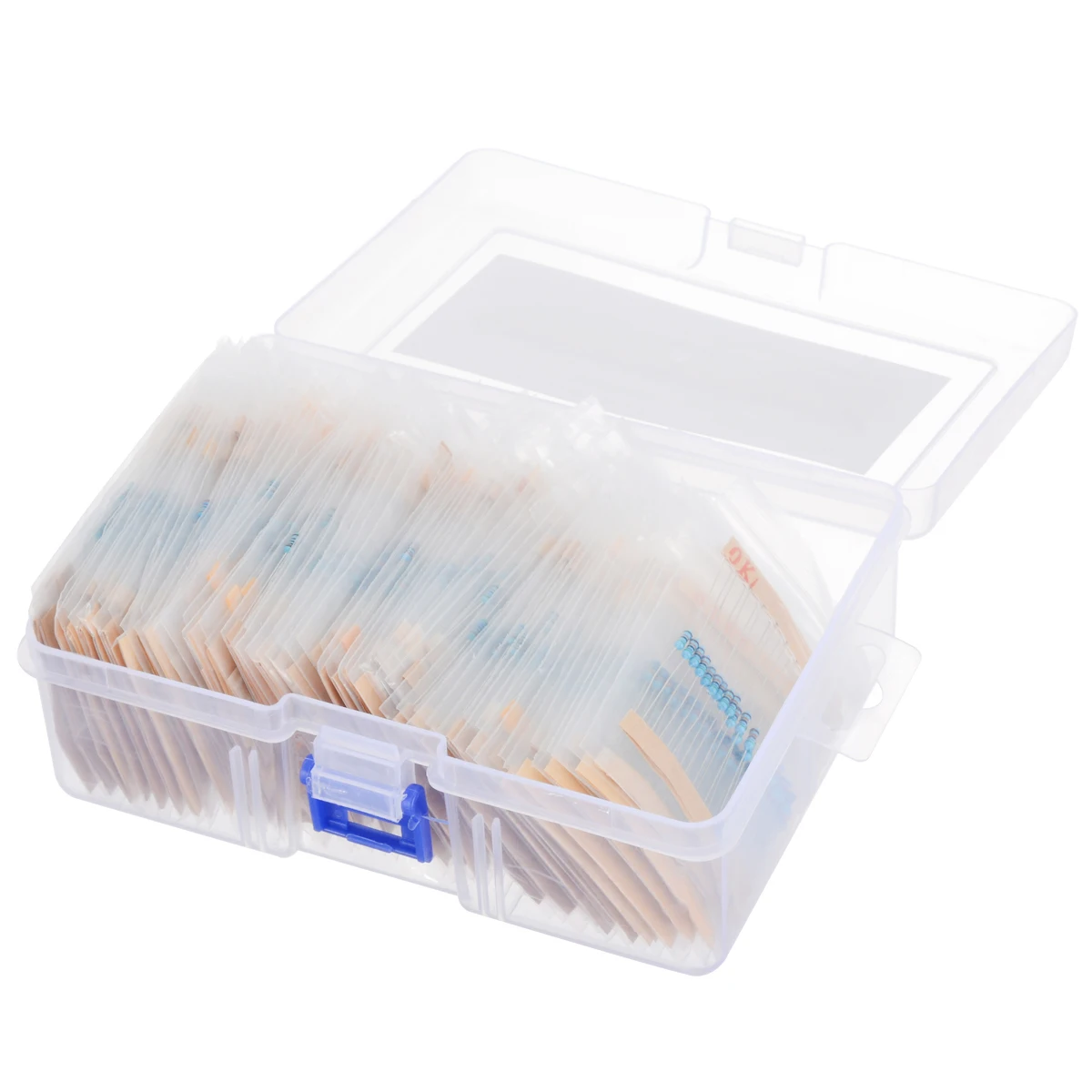1460pcs 1/4W Metal Film Resistor Kit Assortment Set Labelled 1% Precision 73 Kinds Of Resistance Electronic Tools