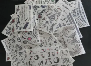Body Art Temporary Tattoos Stickers 100Pcs Mixed Styles 9.5cm*17cm For Your Beauty
Body Art Temporary Tattoos Stickers 100Pcs Mixed Styles 9.5cm*17cm For Your Beauty
