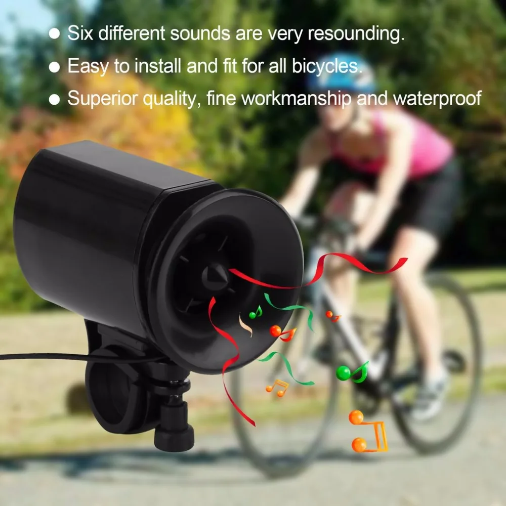 6 Sound Electronic Bike Bell Ring Siren Warning Horn Ultra Loud Voice Speaker Bicycle Accessory Black drop shipping
6 Sound Electronic Bike Bell Ring Siren Warning Horn Ultra Loud Voice Speaker Bicycle Accessory Black drop shipping