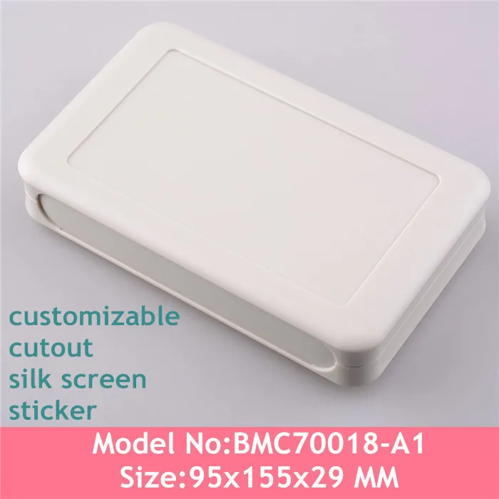 One pcs 155*95*29mm plastic handheld box for electronic PLC enclosure abs portable waterproof housing DIY project junction box
One pcs 155*95*29mm plastic handheld box for electronic PLC enclosure abs portable waterproof housing DIY project junction box