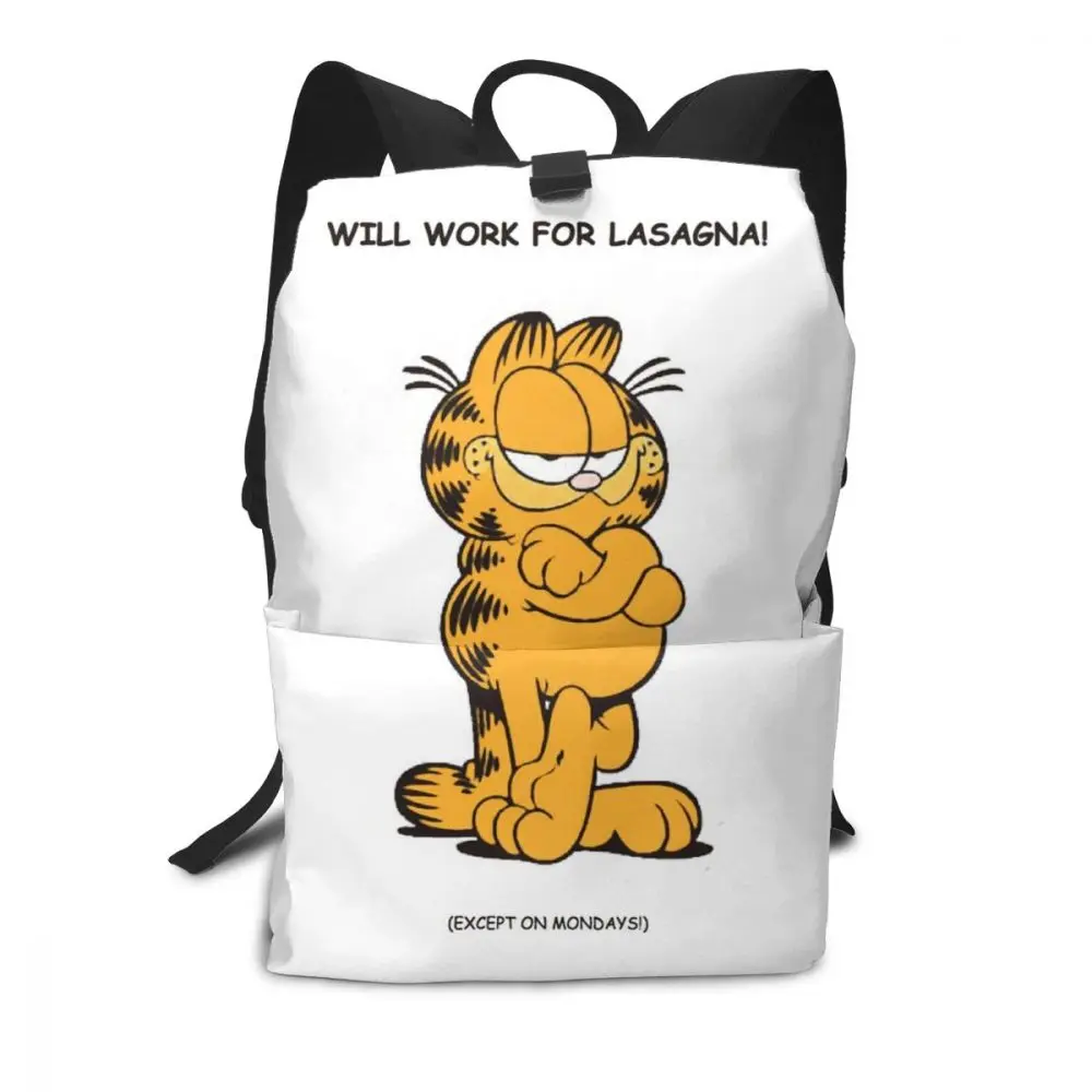 Garfield Backpack Classic Garfield Humour Backpacks Trendy Pattern Bag Multifunctional High quality Teen Men - Women Street Bags
Garfield Backpack Classic Garfield Humour Backpacks Trendy Pattern Bag Multifunctional High quality Teen Men - Women Street Bags