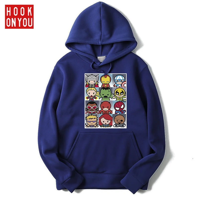 Autumn Winter Hoodies The Avengers Sweatshirts Cartoon Printing Casual Hoodie Men/women New 2018 long sleeve Hooded Pullover
Autumn Winter Hoodies The Avengers Sweatshirts Cartoon Printing Casual Hoodie Men/women New 2018 long sleeve Hooded Pullover