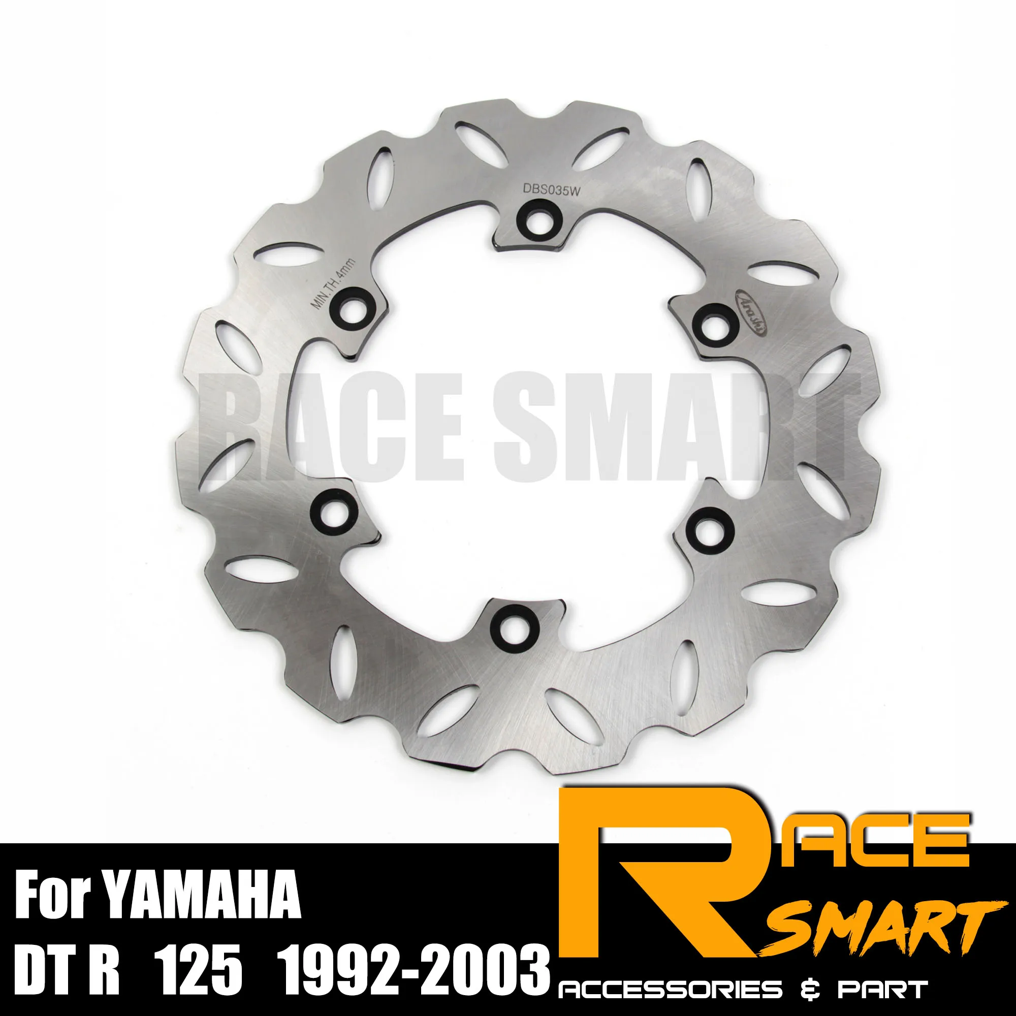 Motorcycle Rear Brake Discs For YAMAHA DT R 125 1992 - 2003 Brake Disks Rotors TDR 125 1989 - 1999 DT-R125 DTR125 1993 1994 1995
Motorcycle Rear Brake Discs For YAMAHA DT R 125 1992 - 2003 Brake Disks Rotors TDR 125 1989 - 1999 DT-R125 DTR125 1993 1994 1995