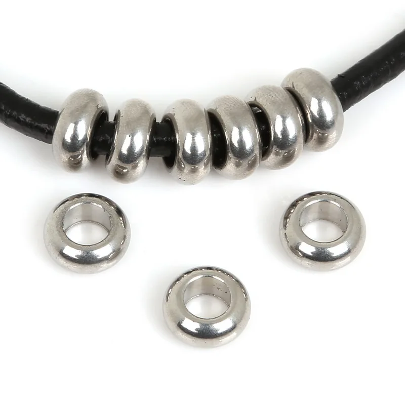 20pcs Stainless Steel Big Hole Beads Ball 1.5/2.5/3/6MM Metal Round Beads for Jewelry Bracelet Necklace Making DIY Findings
20pcs Stainless Steel Big Hole Beads Ball 1.5/2.5/3/6MM Metal Round Beads for Jewelry Bracelet Necklace Making DIY Findings