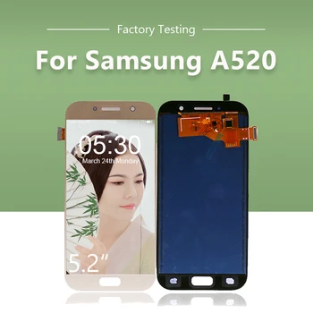 10PCS/LOT for SAMSUNG for Galaxy A5 2017 A520 LCD Display Touch Screen Digitizer Glass Assembly Panel Free Shipping by DHL EMS
10PCS/LOT for SAMSUNG for Galaxy A5 2017 A520 LCD Display Touch Screen Digitizer Glass Assembly Panel Free Shipping by DHL EMS