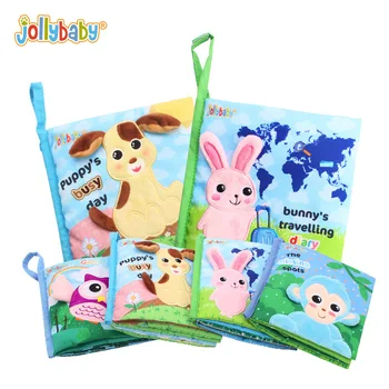 Jollybaby Newborn Animals Puppy Bunny Travelling Diary Baby Early Cognitive Cloth Book Baby Rattle Mobiles Kids Toddler Toys
Jollybaby Newborn Animals Puppy Bunny Travelling Diary Baby Early Cognitive Cloth Book Baby Rattle Mobiles Kids Toddler Toys