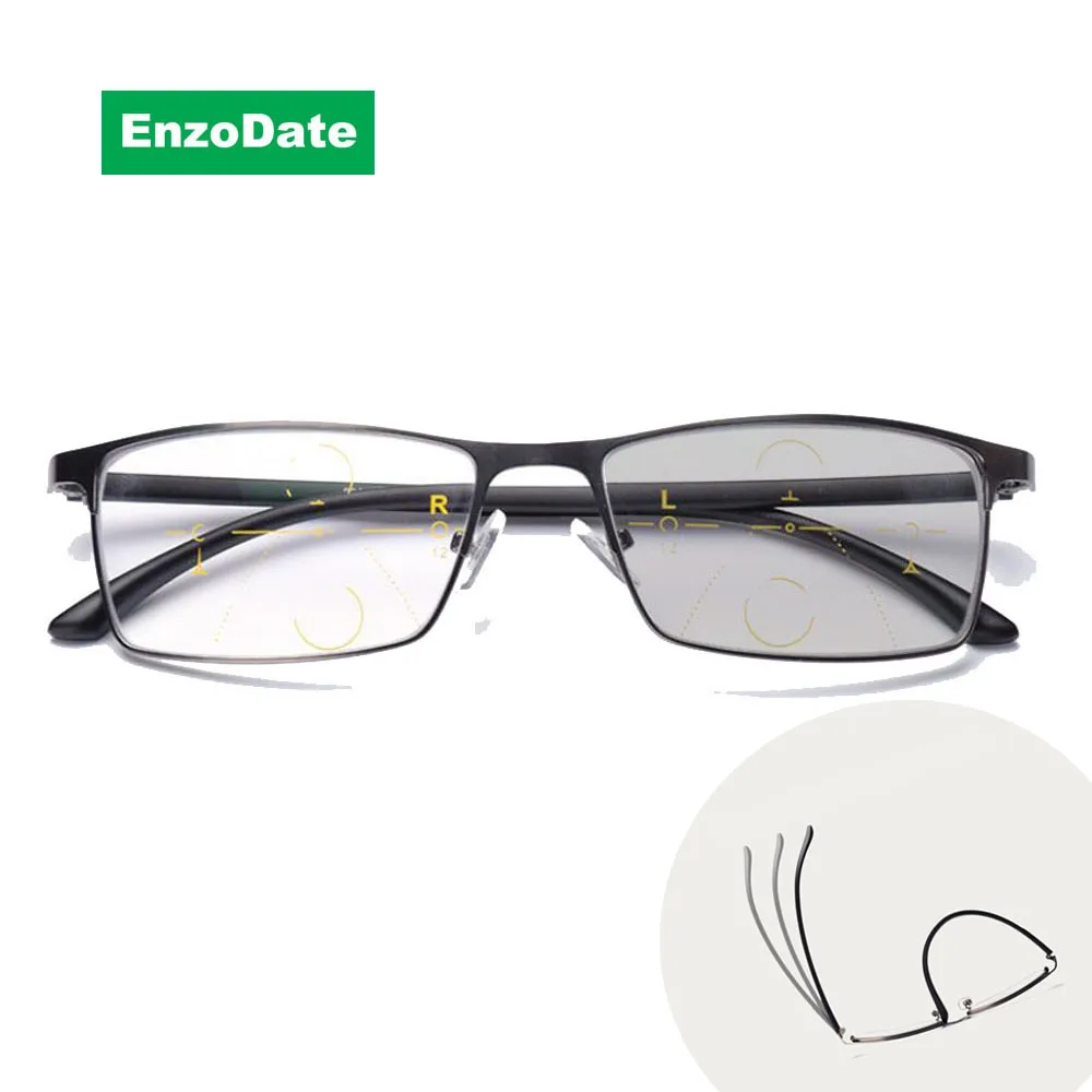 Progressive Transition Photochromic Computer Reading Glasses Flexible Temples UV400 No Line Gradual Sunglasses
Progressive Transition Photochromic Computer Reading Glasses Flexible Temples UV400 No Line Gradual Sunglasses