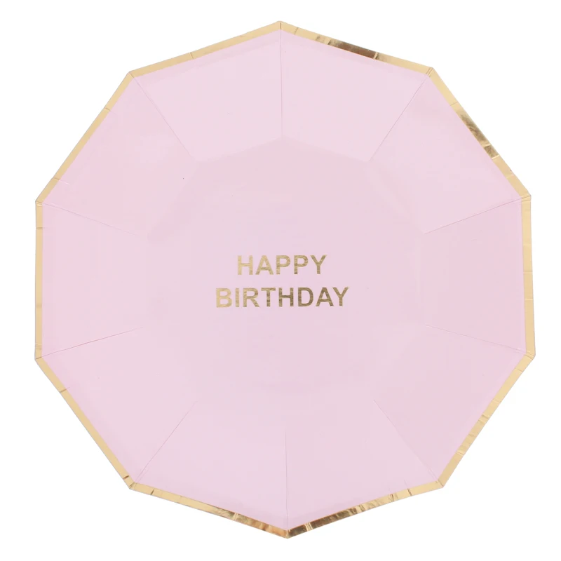 10pcs/set Happy Birthday Pink Paper Plates Cake Dessert Snack Dishes Disposable Tableware Birthday Party Decorations Supplies
10pcs/set Happy Birthday Pink Paper Plates Cake Dessert Snack Dishes Disposable Tableware Birthday Party Decorations Supplies