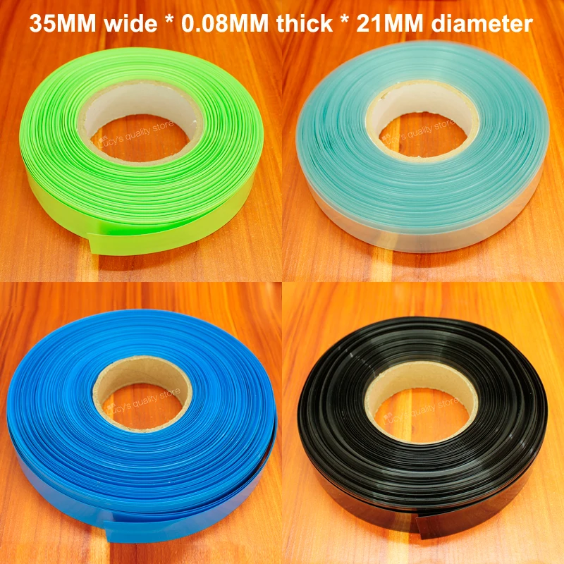 5m/lot Lithium battery heat shrinkable sleeve 21700 battery package sheath PVC shrinkage insulation film tube diameter 21MM
5m/lot Lithium battery heat shrinkable sleeve 21700 battery package sheath PVC shrinkage insulation film tube diameter 21MM