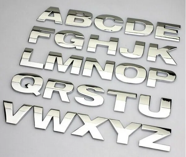 Top quality Personalized 3D metal English Letter emblem Digital Figure Number Chrome DIY Car word Badge Logo Automobile Stickers
Top quality Personalized 3D metal English Letter emblem Digital Figure Number Chrome DIY Car word Badge Logo Automobile Stickers