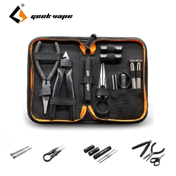 GeekVape E-cig DIY Mini Tool Kit 7 Kinds of DIY Tools 1 Set Vape Tools Kit with Plier Scissor Screwdriver Tweezers & Coiling Kit
GeekVape E-cig DIY Mini Tool Kit 7 Kinds of DIY Tools 1 Set Vape Tools Kit with Plier Scissor Screwdriver Tweezers & Coiling Kit