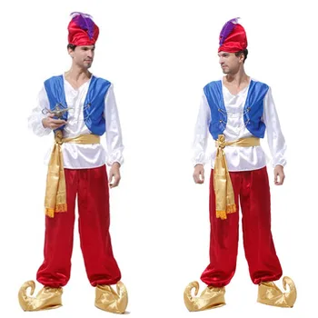 New Men Egypt Adam prince Role play Cosplay Halloween Aladdin lamp Costume Carnival Masquerade Festival parade stage show dress
New Men Egypt Adam prince Role play Cosplay Halloween Aladdin lamp Costume Carnival Masquerade Festival parade stage show dress