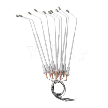 Mxfans 10pcs Silver 1:50 Scale 3V 15mA Wired Single Head LED Street Lamps Model 
Mxfans 10pcs Silver 1:50 Scale 3V 15mA Wired Single Head LED Street Lamps Model