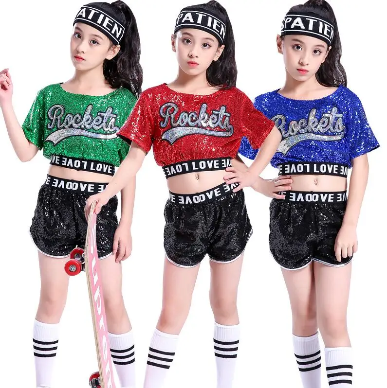 2019 Girl Jazz Dance For Girls Jazz Dance Costumes for Boy Hip Hop Dancing Girl Sequins Stage Performance Paris Hip Hop Costumes
2019 Girl Jazz Dance For Girls Jazz Dance Costumes for Boy Hip Hop Dancing Girl Sequins Stage Performance Paris Hip Hop Costumes