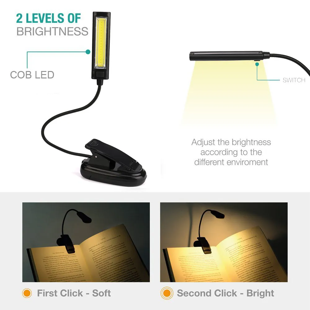 Dual Head Arms LED Flexible Table Light Portable COB LED Clip-on Study Reading Desk Lights With USB Cable USE AAA Battery#es
Dual Head Arms LED Flexible Table Light Portable COB LED Clip-on Study Reading Desk Lights With USB Cable USE AAA Battery#es