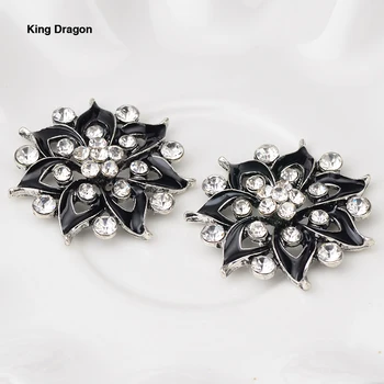 King Dragon Flower Rhinestone Embellishment Used On Invitation Wedding Flat Back 32MM 100PCS/Lot Antique Silver KD554
King Dragon Flower Rhinestone Embellishment Used On Invitation Wedding Flat Back 32MM 100PCS/Lot Antique Silver KD554