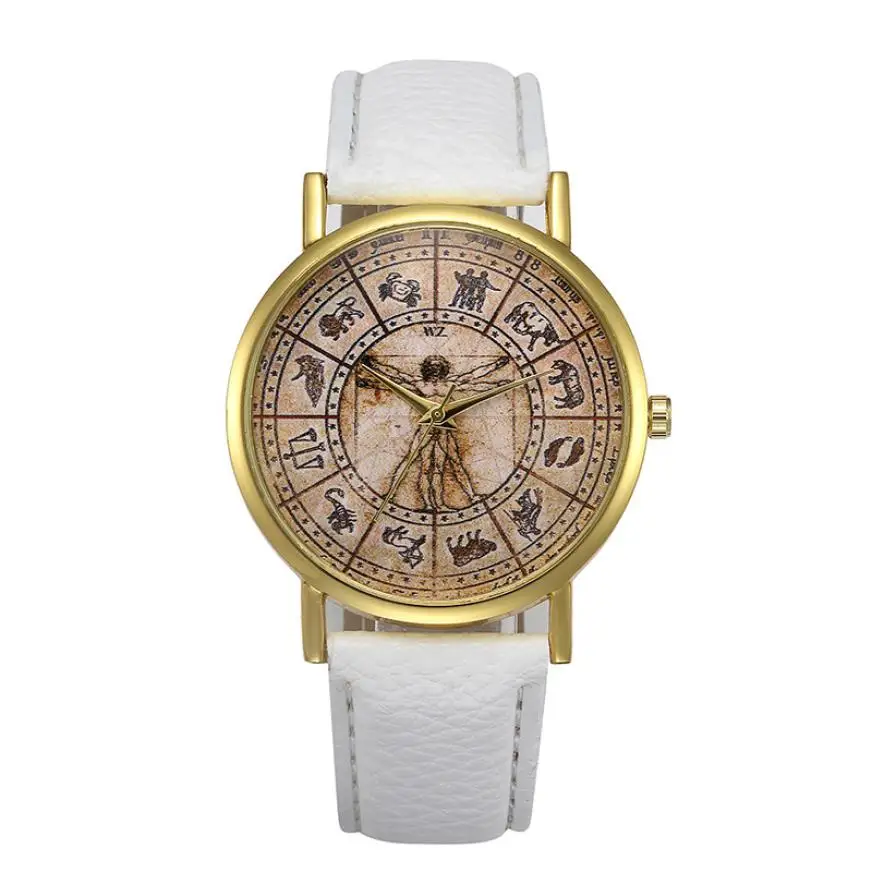 Fashion Simple Womens Retro Design Constellation patternLeather Band Analog Alloy Quartz Wrist Watch Casual fashion clock #47071
Fashion Simple Womens Retro Design Constellation patternLeather Band Analog Alloy Quartz Wrist Watch Casual fashion clock #47071