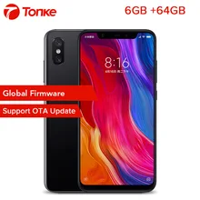 Original Global Firmware Xiaomi phone Mi8 Mi 8 64GB Snapdragon 845 Octa Core 6.21" 2248x1080P Dual Rear Camera Mobile Phone(China)