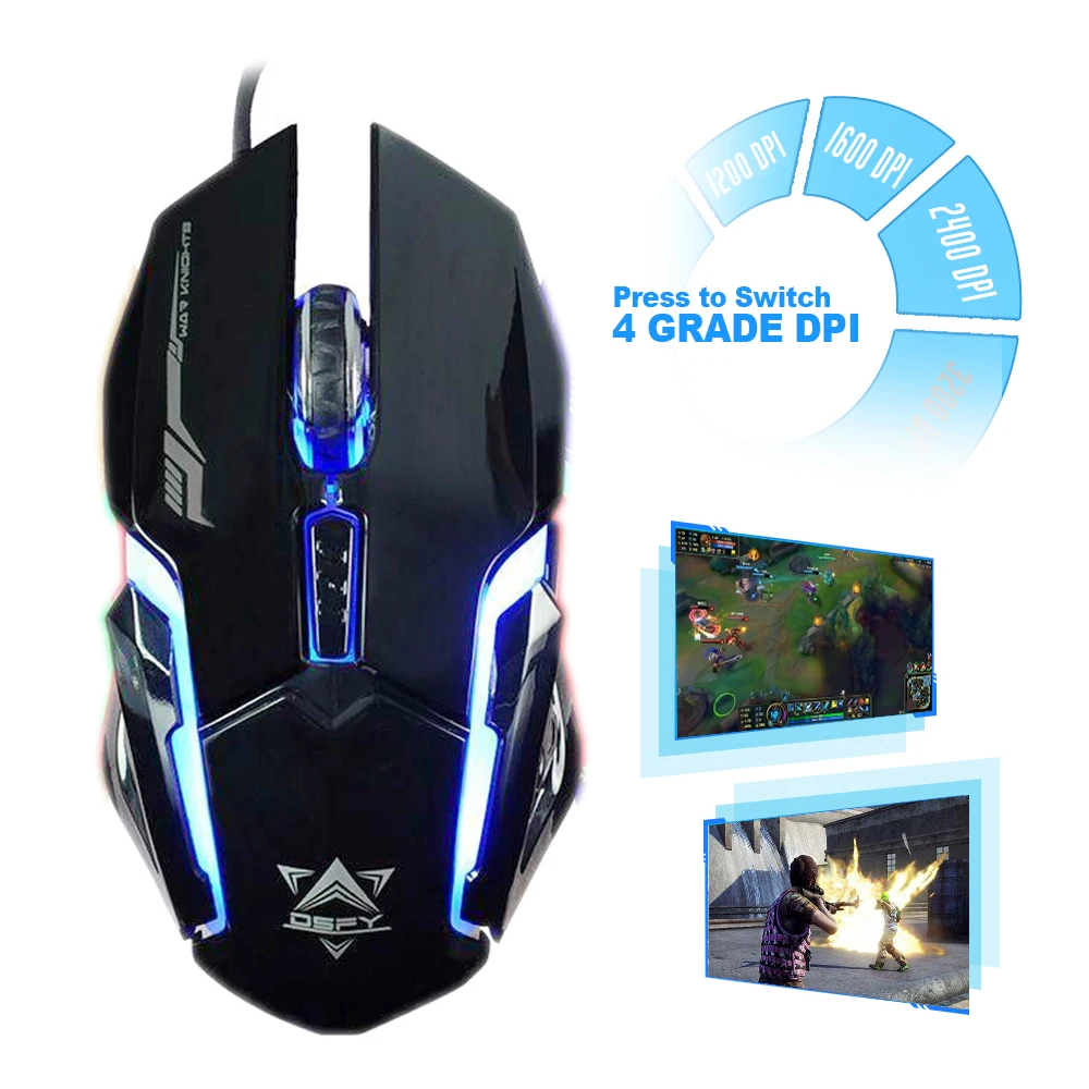 Factory 7 Colors Light 6 Buttons Mouse Super Led Optical Professional USB Wired Gaming High Quality Computer Cable Game Mice
Factory 7 Colors Light 6 Buttons Mouse Super Led Optical Professional USB Wired Gaming High Quality Computer Cable Game Mice
