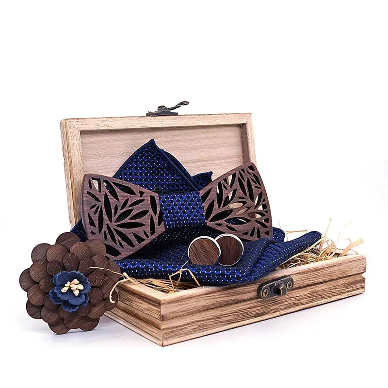 Handmade Hollow Wooden Bow Tie Cufflinks Boutonniere Handkerchief Set Business Butterfly Cravat Party Ties For Women Wood Ties
Handmade Hollow Wooden Bow Tie Cufflinks Boutonniere Handkerchief Set Business Butterfly Cravat Party Ties For Women Wood Ties