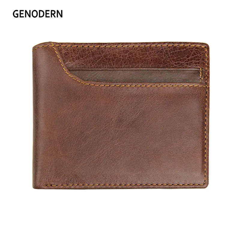 GENODERN Fashion Genuine Leather Men Wallets with Multi Card Holder Top Quality Splice Purse Dollar Price Carteira Masculina
GENODERN Fashion Genuine Leather Men Wallets with Multi Card Holder Top Quality Splice Purse Dollar Price Carteira Masculina