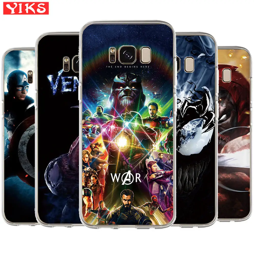 Luxury Marvel Movie Case For Samsung Galaxy S8 S9 Plus S6 S7 Edge Note 8 9 Back Cover Case New Venom Silicone Soft Shells Coque
Luxury Marvel Movie Case For Samsung Galaxy S8 S9 Plus S6 S7 Edge Note 8 9 Back Cover Case New Venom Silicone Soft Shells Coque
