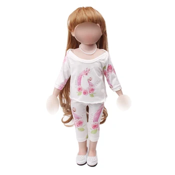 New doll white long sleeve suit fit 18 inch Girl doll and 43 cm baby dolls clothing accessories c724
New doll white long sleeve suit fit 18 inch Girl doll and 43 cm baby dolls clothing accessories c724
