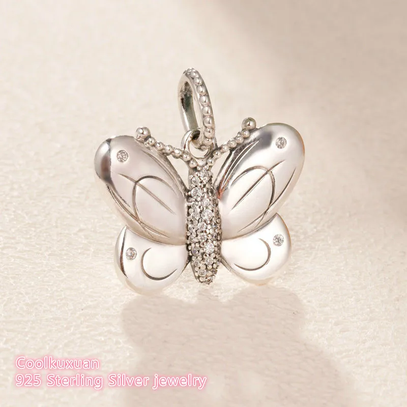2019 Spring Original 100% 925 Sterling Silver Decorative Butterfly Pendant Necklaces beads Fits Pandora bracelets Jewelry Making
2019 Spring Original 100% 925 Sterling Silver Decorative Butterfly Pendant Necklaces beads Fits Pandora bracelets Jewelry Making