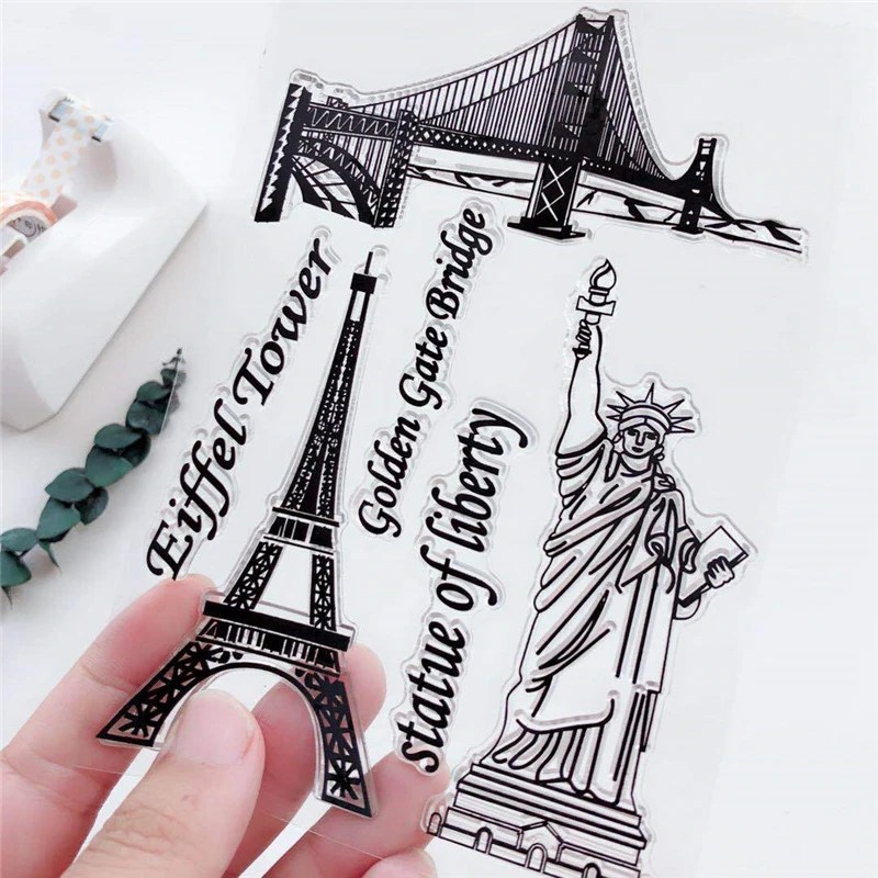 DIY Statue of Liberty Pattern Transparent Stamp Creative Clear Stamps Handmade Scrapbooking Photo Album Decor Wholesales
DIY Statue of Liberty Pattern Transparent Stamp Creative Clear Stamps Handmade Scrapbooking Photo Album Decor Wholesales