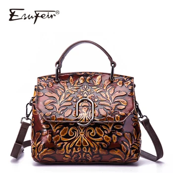 New Arrival ESUFEIR Genuine Leather Luxury Handbags Women Shoulder Bags Designer Vintage Messenger Bag Brand Women Crossbody Bag
New Arrival ESUFEIR Genuine Leather Luxury Handbags Women Shoulder Bags Designer Vintage Messenger Bag Brand Women Crossbody Bag