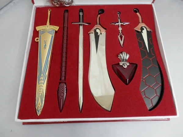 wholesale Hot Classic Anime Game Fate Stay Night Saber Weapon Excalibur Caliburn Sword 12CM Model Metal Pendant Key Chain
wholesale Hot Classic Anime Game Fate Stay Night Saber Weapon Excalibur Caliburn Sword 12CM Model Metal Pendant Key Chain