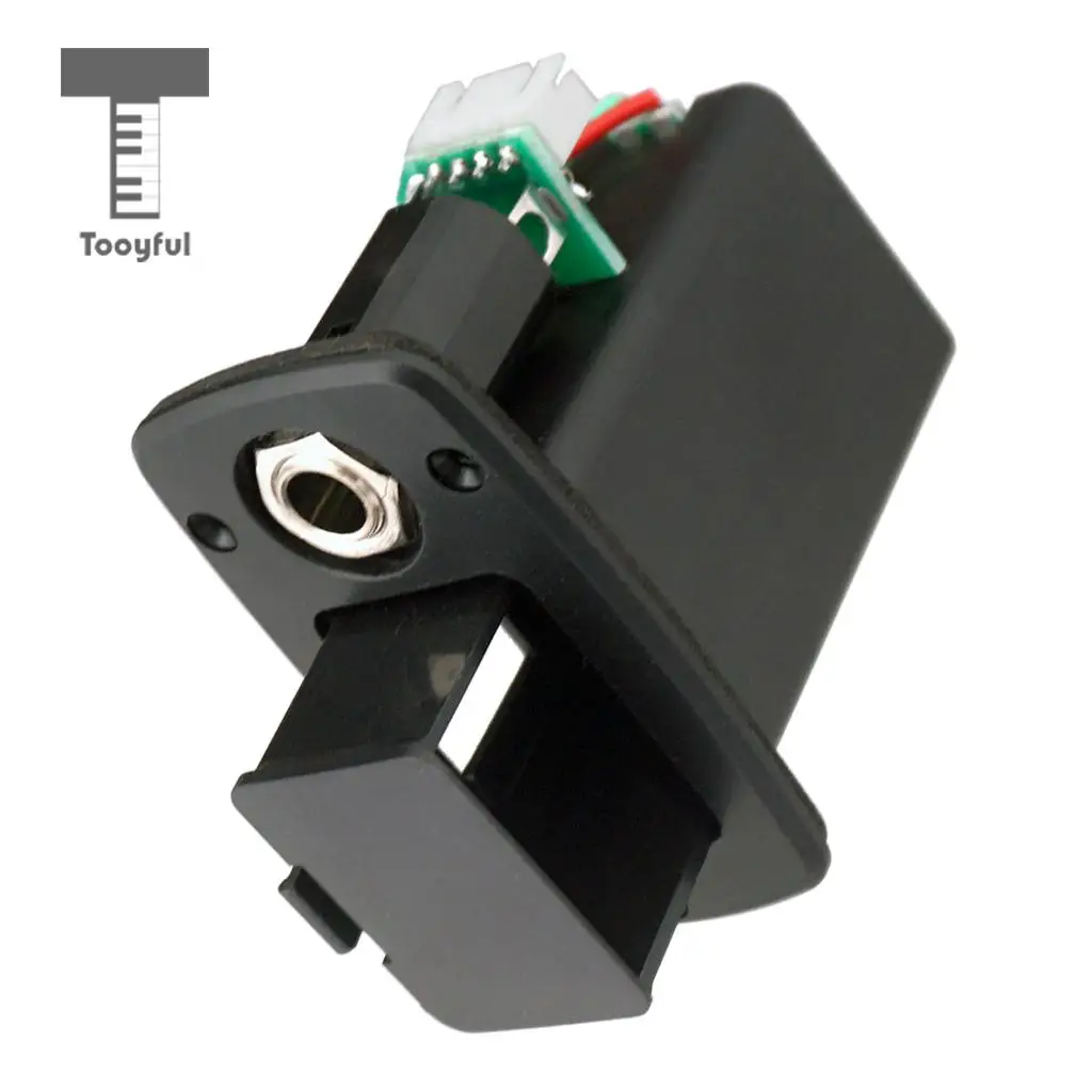 Tooyful 9V Battery Holder Case Compartment Cover for Active Guitar Bass Pickup EQ